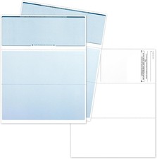 50/pack Check Stock, Blank Check Paper for Printer, Business Checks on