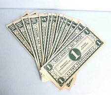 15 PLAY Paper MONEY Toy Whitman Publishing Educational 1 5 10 Vintage