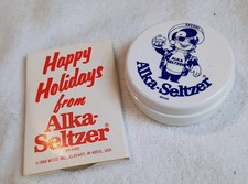 Alka-Seltzer Speedy holiday promotional colllasp cup and Christmas Decoration