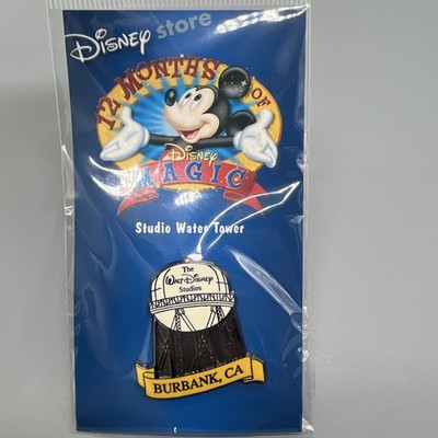 DISNEY 12 MONTHS OF MAGIC THE WALT DISNEY STUDIOS BURBANK CA WATER TOWER PIN