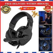Betron Wired Gaming Headset with Microphone for PS5 PS4 Xbox PC