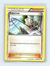 Fisherman 136/162 Uncommon BREAKthrough Pokemon Card Moderately Played