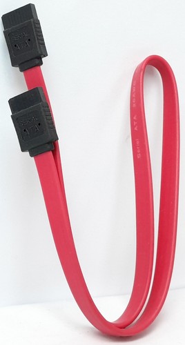 SATA Straight to Straight At 45 CMS Cable NLRB-302LOCK - Joblot x4 - 第 1/6 張圖片