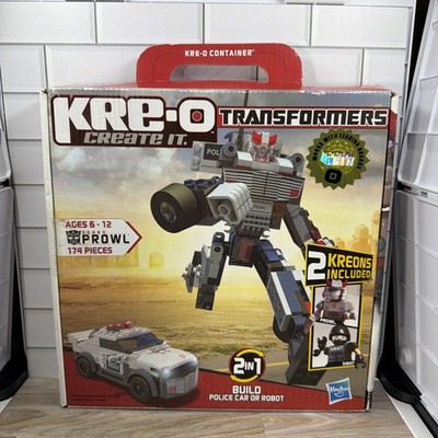New Hasbro KRE-O Transformers Autobot Prowl Set 30690 w/2 Kreon Figures 2010