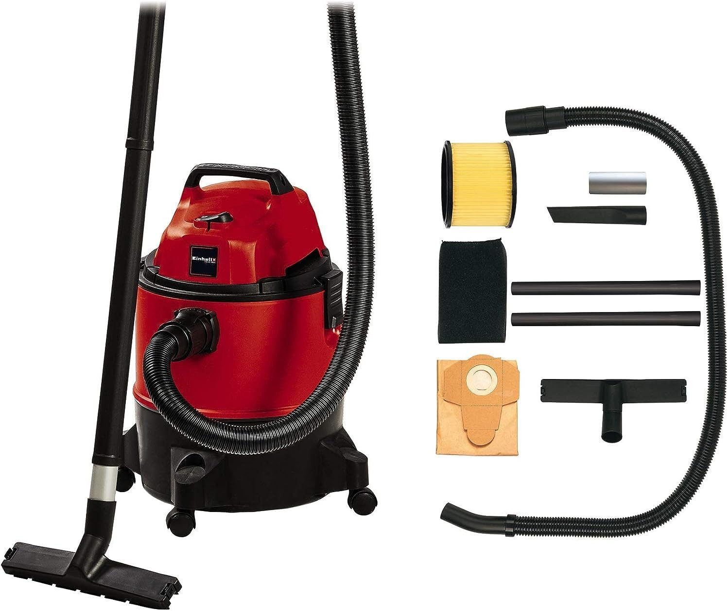 TC-VC 1825 Aspiratore Solidi E Liquidi (1250 W, Depressione 180 Mbar, Vano 25 L)