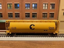 Atlas HO 1967-1 C&O Chessie System ACF 6 Bay Cylindrical Hopper #2511 in HO