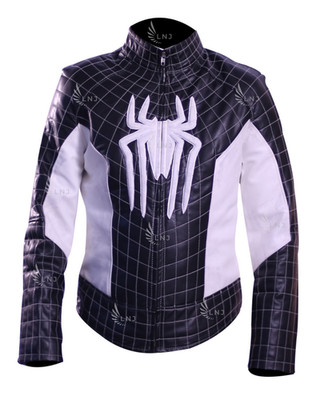 Real Spiderman Leather Jacket