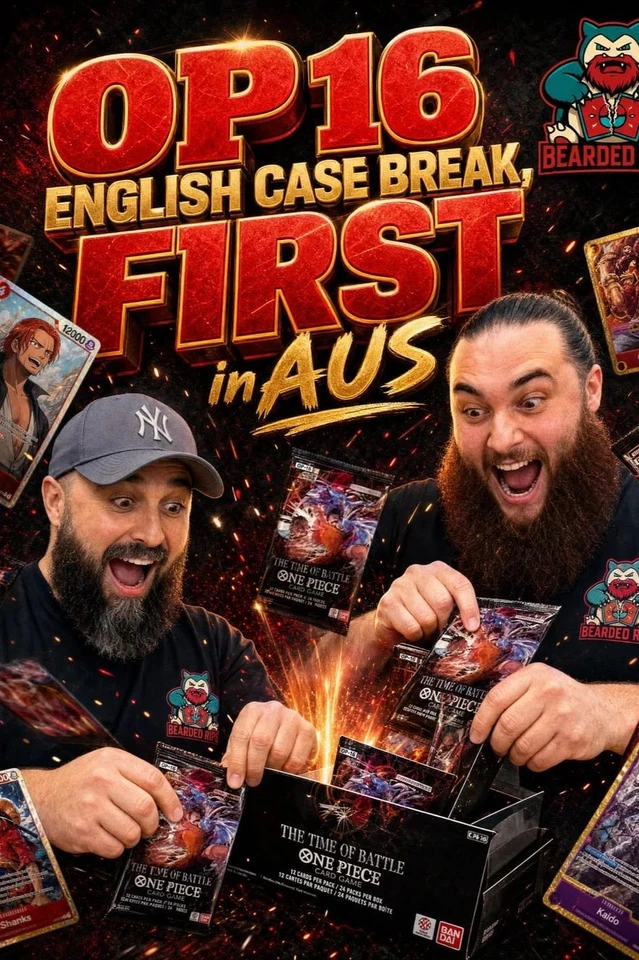 OP16 ENGLISH CASE BREAK 1st IN AUS TO RIP!