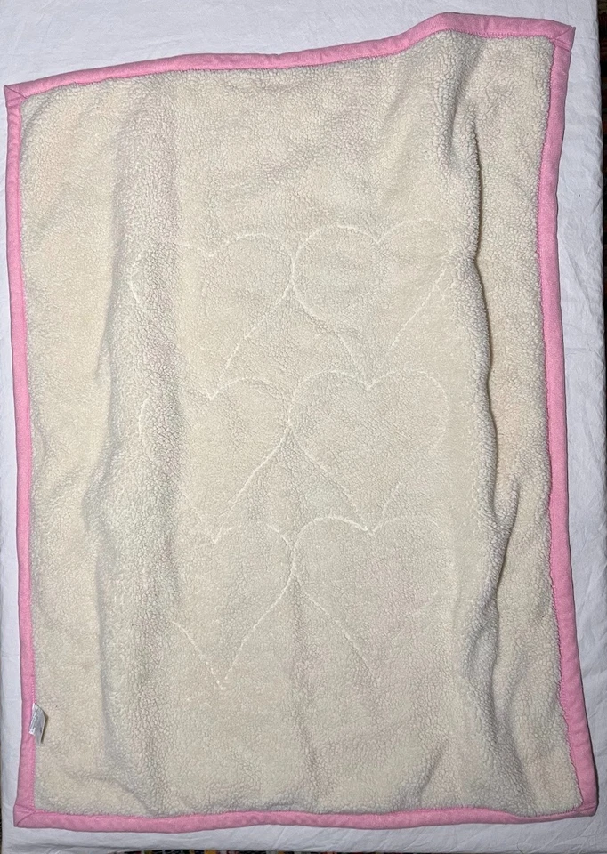 Manta bebé felpa hada rosa RN 123845 beige sherpa espalda ángel princesa niña Foto 3 de 4