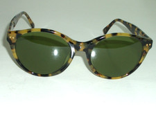LIZ CLAIBORNE MULTICOLOR TORTOISE TRU-GREEN CRYSTAL LENS TRADITIONALS SUNGLASSES
