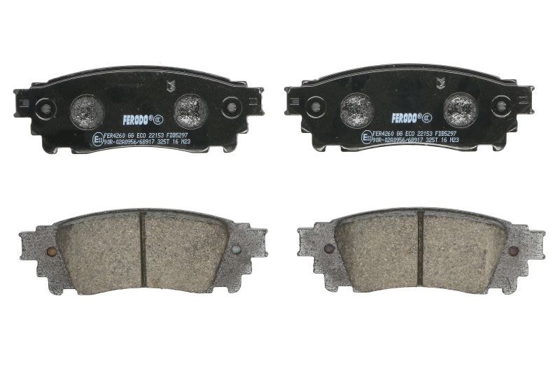 Plaquettes de frein FERODO FDB5297 anti-bruit pour éliminer les sifflements