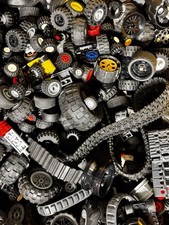 1 LB LEGO Wheels Tires Axles Lot Technic City...
