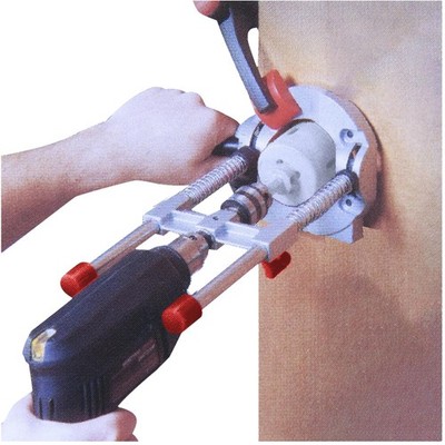 Wolfcraft Multi Angled Drill Guide, Silver Finish