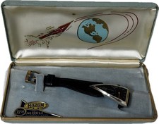 1950’s Hilton Missile Unisex Dress Watch with Original Box & Tag RARE Swiss