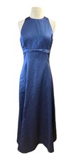 Jessica McClintock Formal Maxi Dress Scott Millennial 2000 Women Sz 8 Blue Y2K