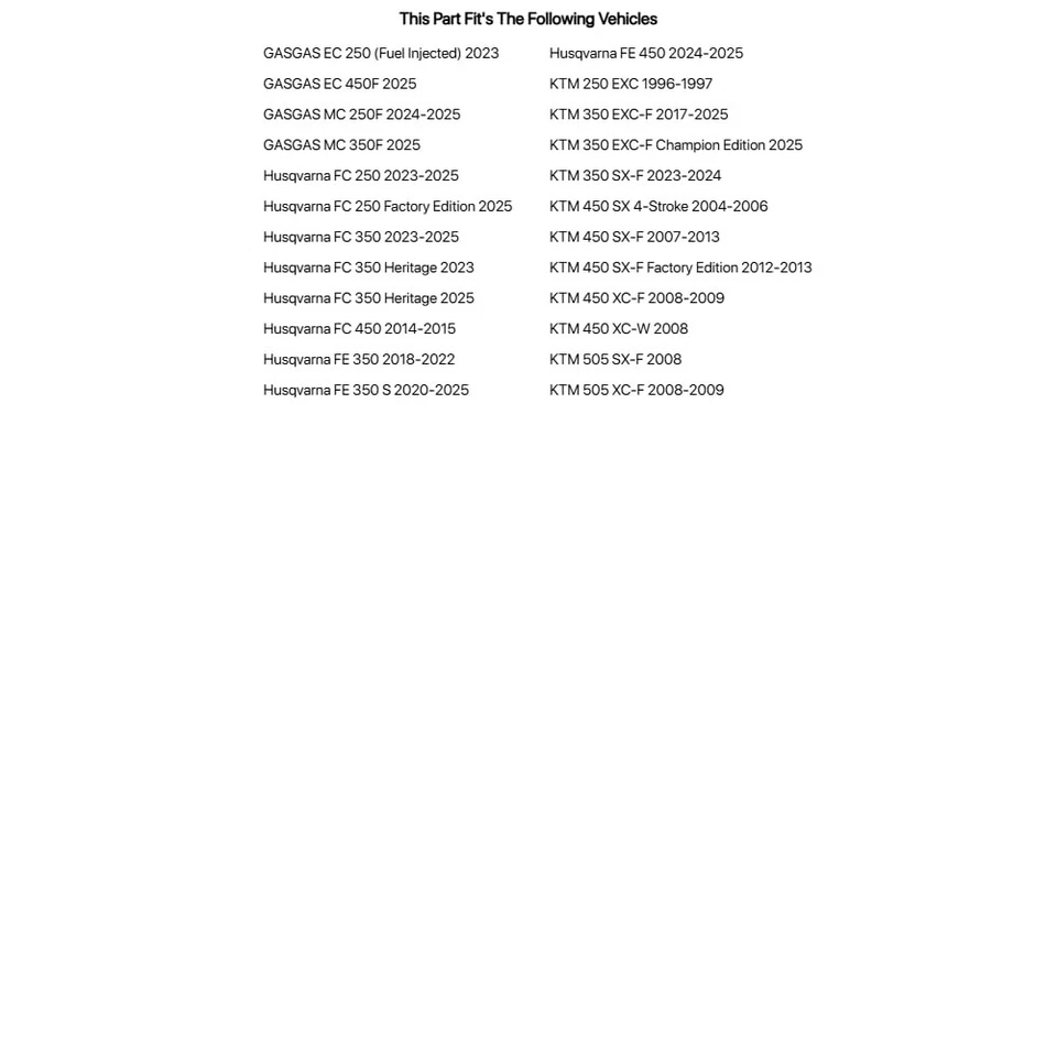 Kit de aleación Tusk y cadena tórica piñón trasero azul para Husqvarna FC 450 2014-2015 Foto 3 de 3