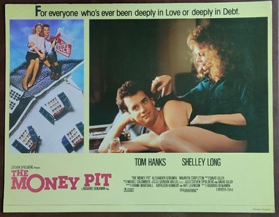 Tom Hanks & Shelley Long half naked MONEY PIT original 1986 UK Lobby