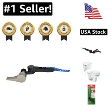 Stylish Brushed Nickel Adjustable Tank Lever - Fits Mansfield, Kohler, and More