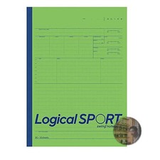 Nakabayashi Logical Sports Notebook B5 Green Training Journal No-B590AG New