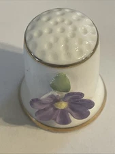 Flower Thimble Vintage Souvenir Collectible