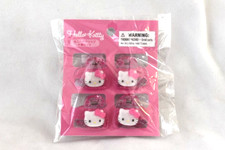 Sanrio Hello Kitty hair clip NEW 4 Mini Clips Bang 2025 clear heart shaped