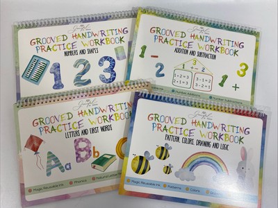 Graceful By Design Grooved Handwriting Practice WorkBook Lot