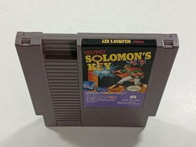SOLOMON S KEY NINTENDO NES PAL-B EEC (COMPLETE - GOOD CONDITION OVERALL)