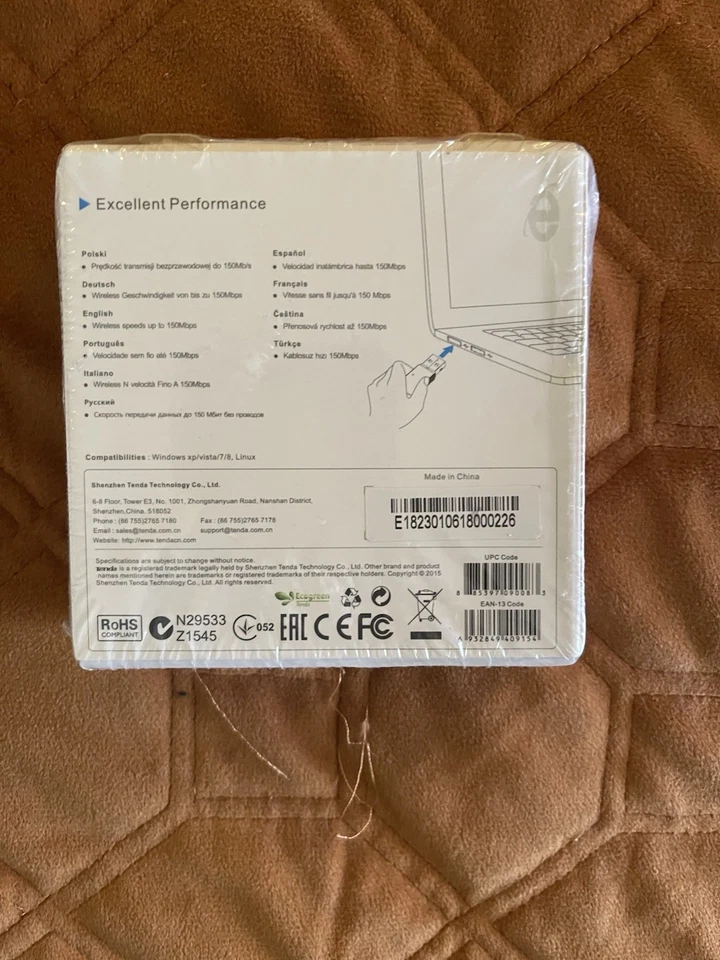 Adaptador Tenda W311M 150 Mbps Inalámbrico N USB Foto 2 de 2