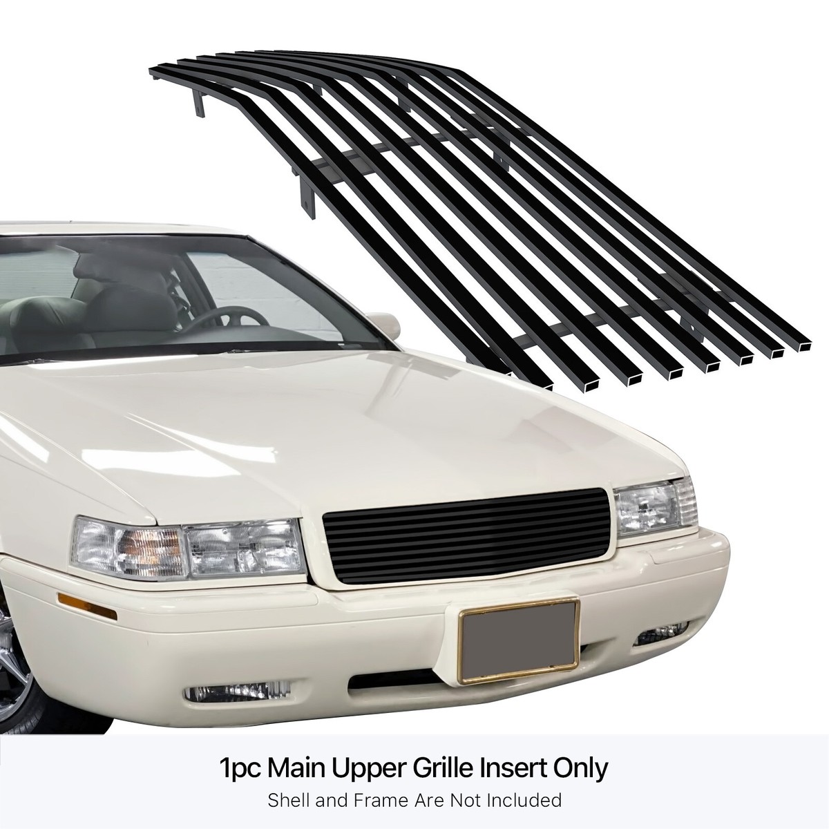 For 1995-2002 Cadillac EL Dorado Main Upper Stainless Black