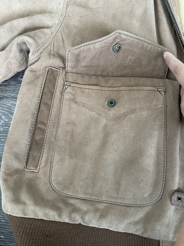 Vintage global identity g-iii leather bomber jacket Size M Brown Leather Clean - Picture 13 of 17