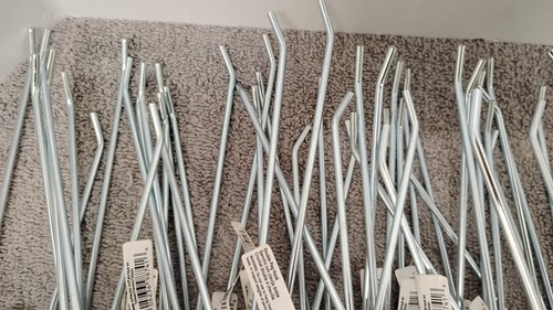 Lot of 25 Double Peg Hook # 853053 , 1/8" x 6" (03) - Picture 5 of 11