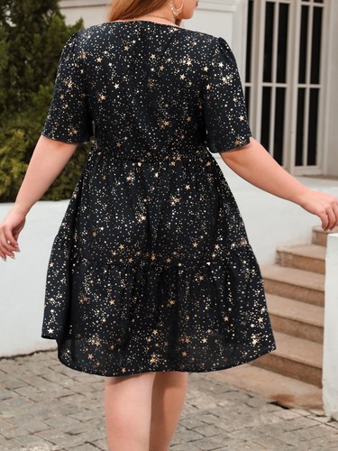 Damen Kleid Partei Klubbekleidung Hochzeit Kostüm Urlaub Kurzarm Sommer Maxi - 第 7/47 張圖片