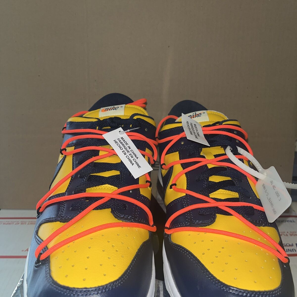 Size 14 - Nike Dunk Low x OFF-WHITE University Gold 2019 Size 14 - Nike Dunk Low x OFF-WHITE University Gold 2019