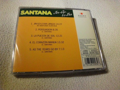 Santana - Jin-go-lo-ba (compilation, 5 tracks) CD - OVP - Bild 2 von 2