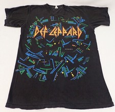 VTG 1987 Def Leppard Hysteria T Shi L Single Stitch Tee Bludgeon Riffola Rare