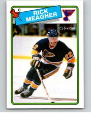 1988-89 O-Pee-Chee #235 Rick Meagher  St. Louis Blues V53726