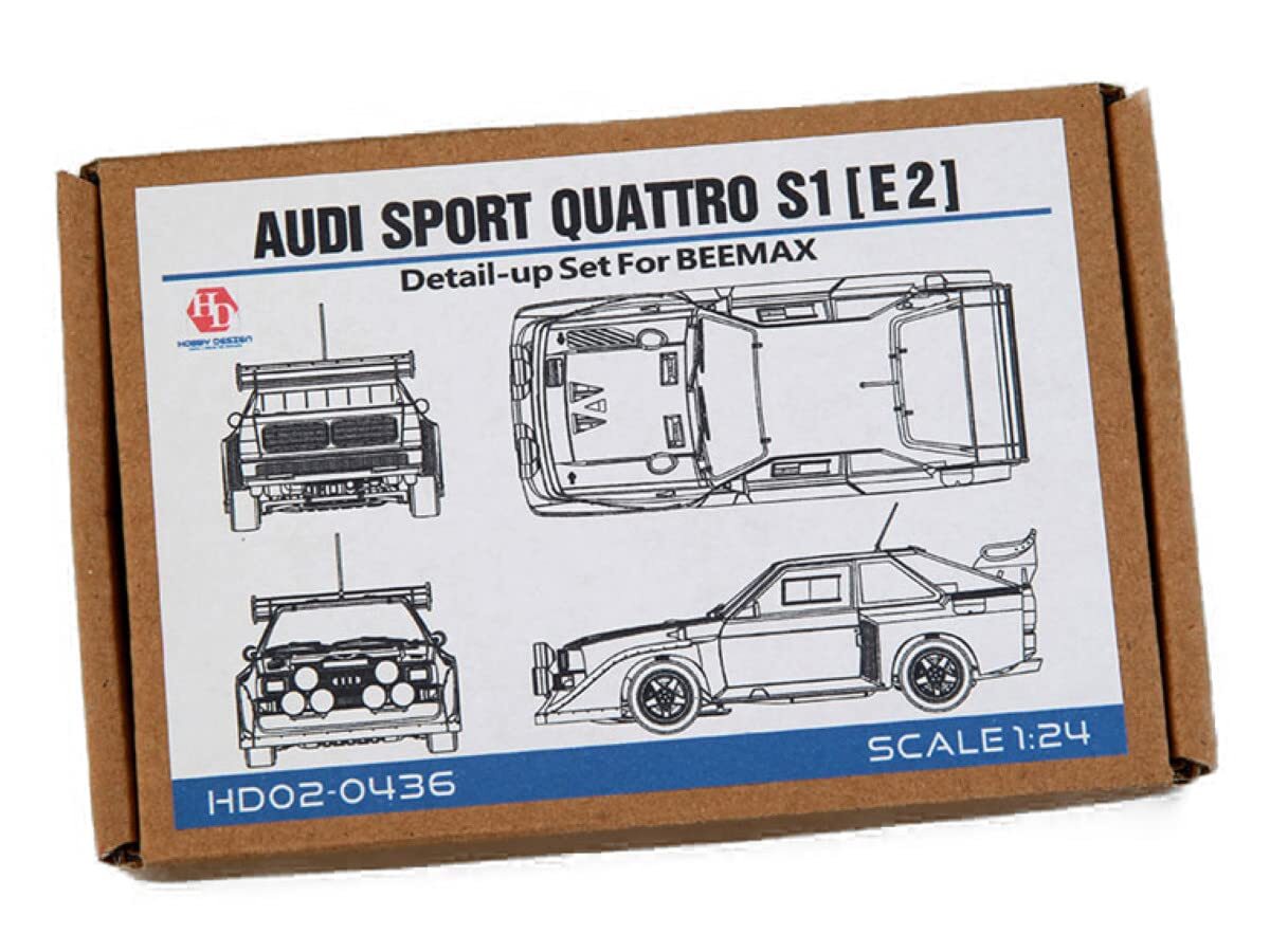 Hobby Design 1/24 Audi Sport Quattro S1 E2 Detail Up Parts