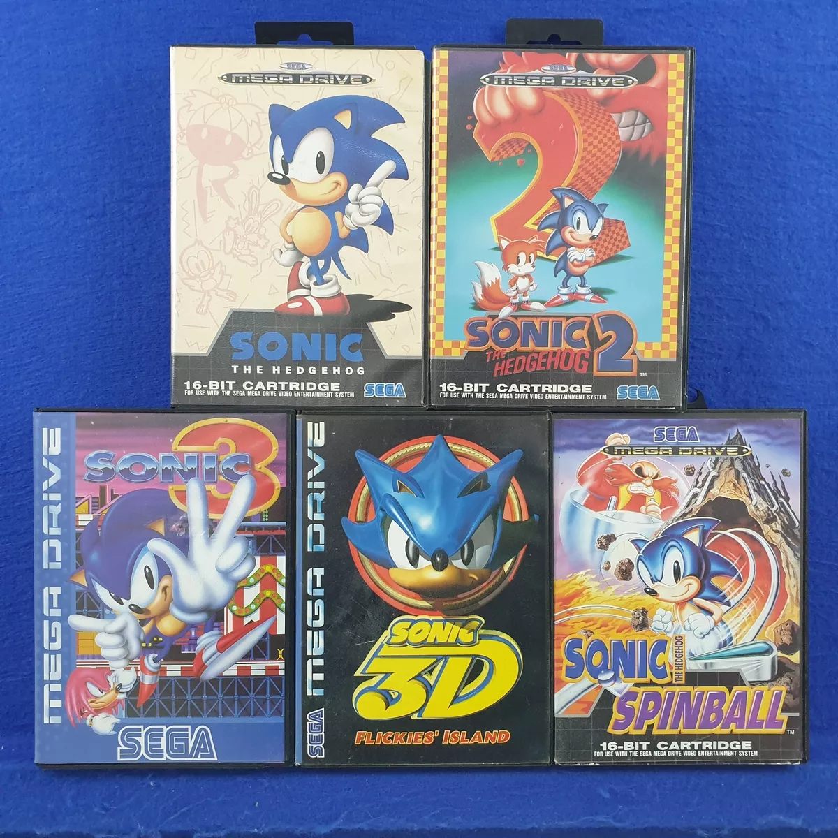 Mega Drive SONIC THE HEDGEHOG Games *Boxed With Manual* PAL- Make Your  Selection