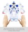 thumbnail 11 - Smart RC Robot Toy, Talking Dancing Robots for Kids Remote Control Robotic Toys