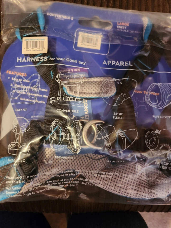 Gooby Convertible Z DOG Harness for Small or Medium Dogs - Image 4 of 4