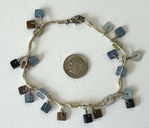 Handmade Bohemian Shell String 8.5" Ankle Bracelet Anklet