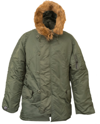 N-3B Extreme Cold Weather Parka, Large. Unused.