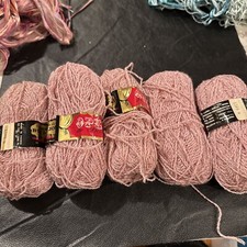 Vintage Bois Joli Wool Blend Yarn. 5 Skeins Made In France