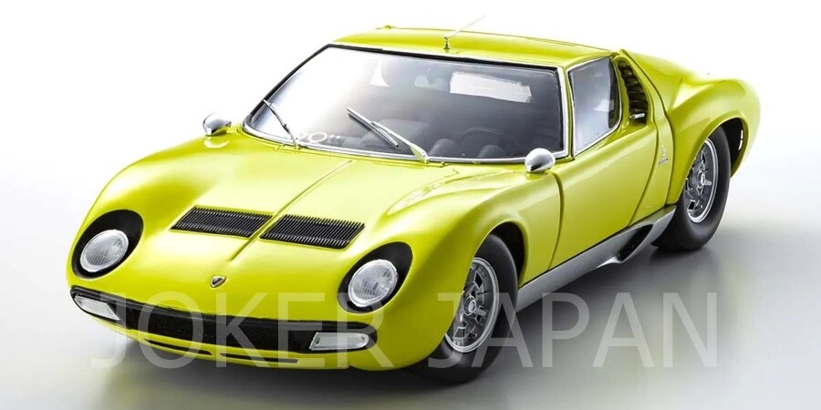 Kyosho Original 1/18 Lamborghini Miura P400SV Yellow