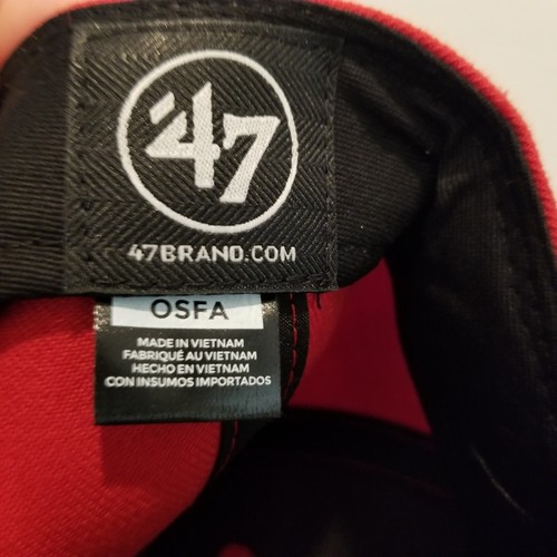 Los Angeles Angels Hat - '47 MVP Adjustable Snapback, Red, OSFA - NWT - Picture 9 of 10