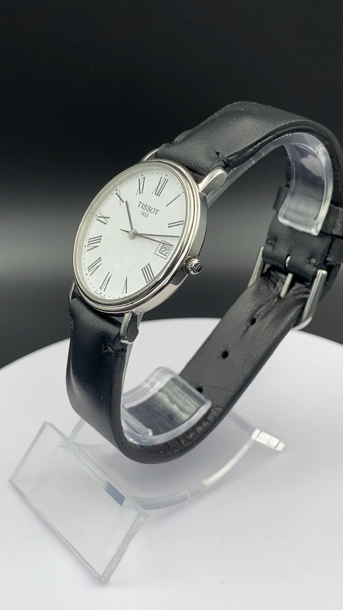 Tissot 🇨🇭 1853 T870/970 Sapphire Swiss Dress Watch Roman