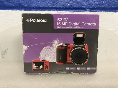 Polaroid iS2132 16.0MP Digital Camera - Black (IS2132-BLACK) for