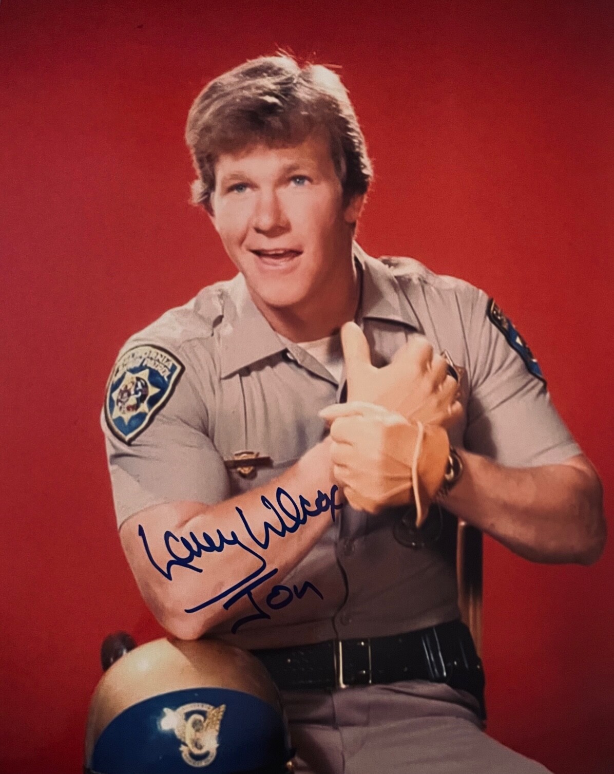 Larry Wilcox Signed 8x10 Photo CHiPs TV SERIES RARE!!! 16 eBay