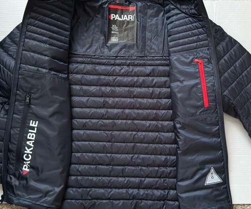 Pajar Men’s Puffer Jacket Size XL Lightweight Packable Hooded Navy Osprey - Picture 6 of 9