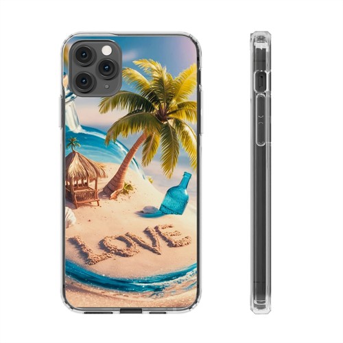 Tropical Paradise 3D Render Cell Phone Case – Hyper-Realistic Beach Scene - Picture 48 of 68